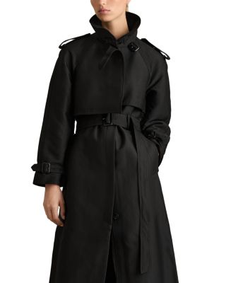 【海外限定】REISSコート☆August Longline Mac Coat, Black REISS August Mac Trench Coat | Bloomingdale's