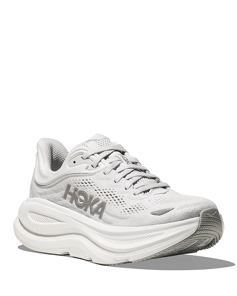 Hoka Bondi 9 Sneakers In Stardust/silver