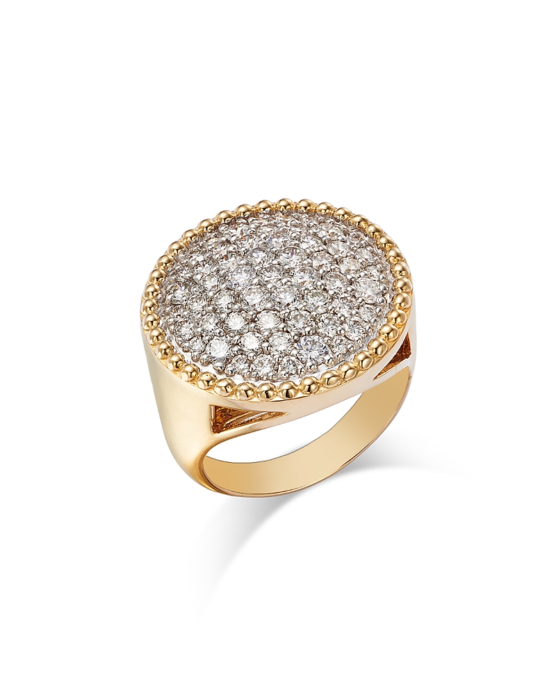 Bloomingdale's Fine Collection Diamond Statement Ring In 14k Yellow Gold, 2.0 Ct. T. W. In Gold