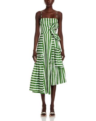 FARM Rio Tropical Flight Stripes Midi Dress | Bloomingdale's Women