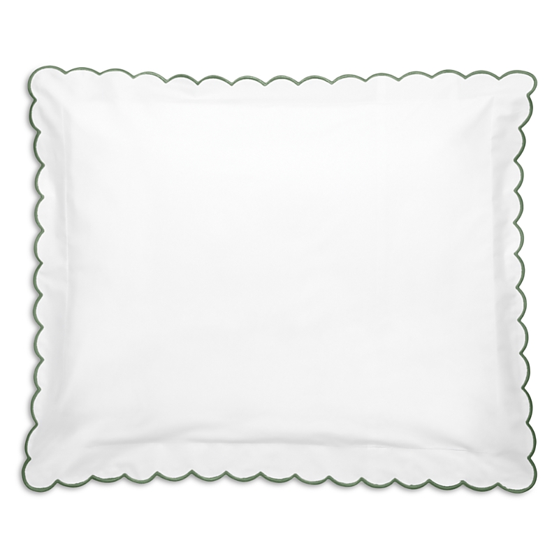 Matouk Dakota Percale King Sham In Palm