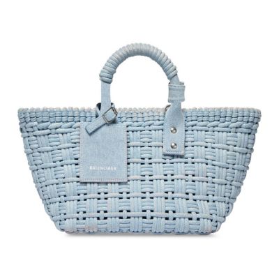 Balenciaga - Bistro Basket with Strap Denim