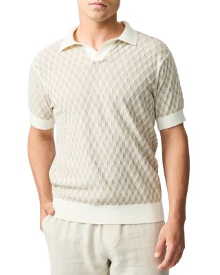 Rodd & Gunn - Galdfield Regular Fit Textured Knit Polo Shirt
