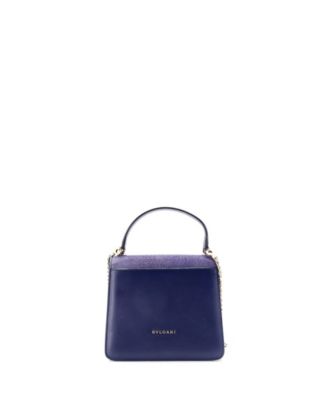 Small Serpenti Forever Top Handle Bag Leather and Stingray