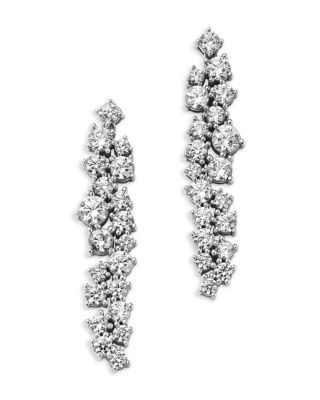 Bloomingdale's Fine Collection - Diamond Cascade Drop Earrings in 14K White Gold, 2.0 tcw