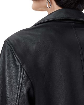 Corinna Leather Studded Blazer