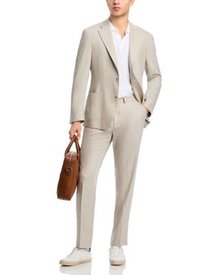 Vince - Linen & Wool M&eacute;lange Solid Slim Fit Suit Separates