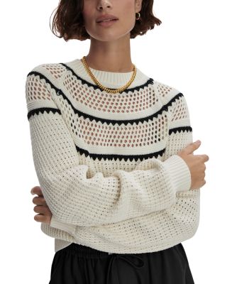 Padbury Pointelle Knit Sweater
