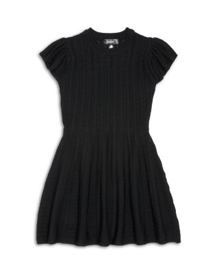 AQUA - Girls' Knit Fit and Flare Dress - Big Kid
