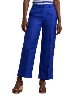 Ralph Lauren - Linen Blend Twill Cropped Pant