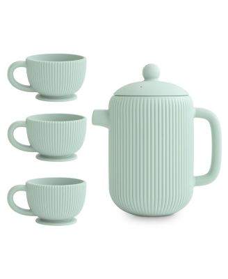  Silicone Tea Play Set Months+ - Ages 0-24 Months
