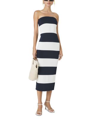 FRENCH CONNECTION - Bodycon Knit Midi Tube Dress