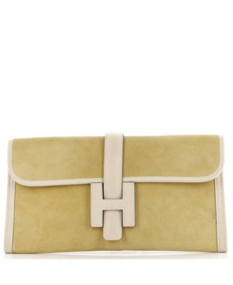 Pre-Owned HERMÈS - 29 Jige Elan Clutch Doblis Suede
