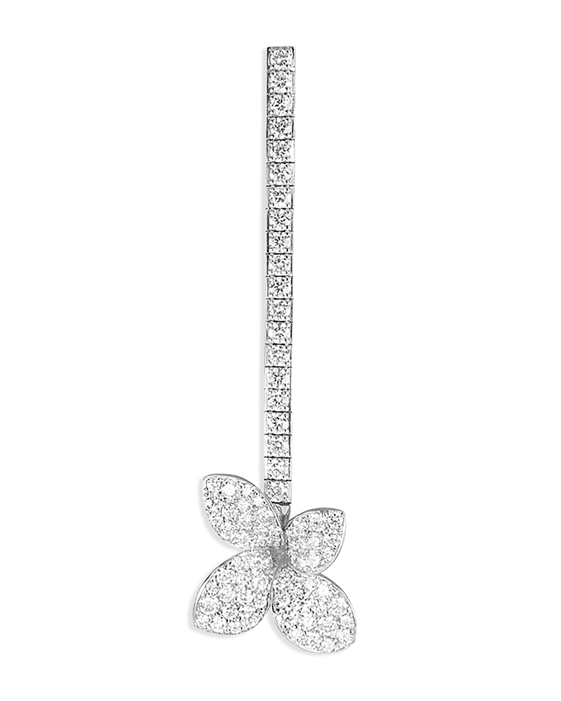 Pasquale Bruni 18k White Gold Heart To Earth Diamond Earring, 1.99 Ct. T. W. In White