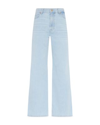 Lotta High Rise Wide Leg Jeans in Malibu Sky 