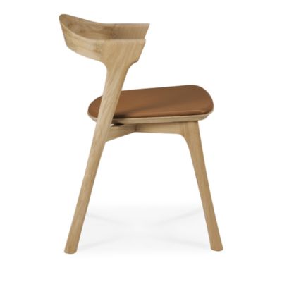 Bok Dining Chair, Oak with Cognac Leather