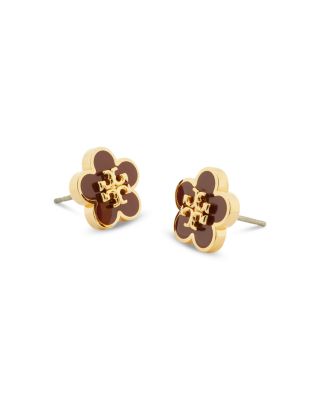 Kira Enamel Flower Stud Earrings