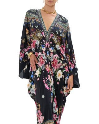 Silk Swim Cover-Up Kaftan