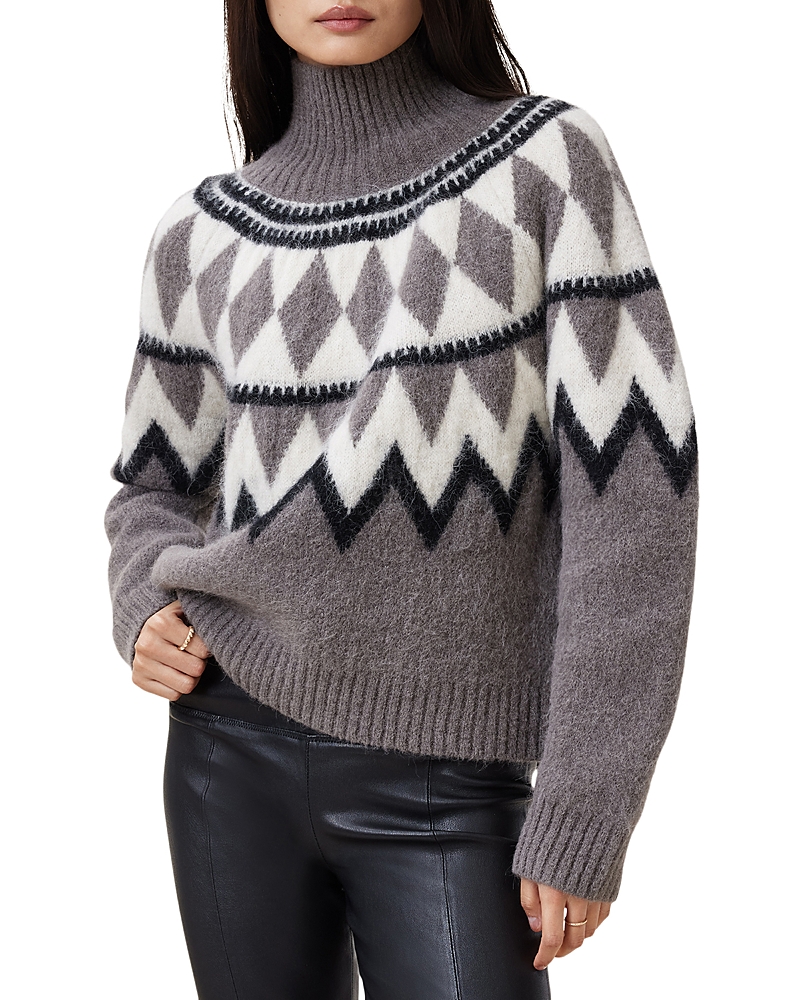 Shop Allsaints Tara Sweater In Eiffel Grey