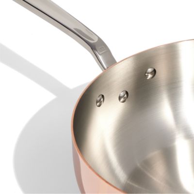 Copper 5.2 Qt. Saucier and Lid