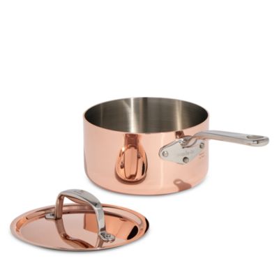 Copper 1.9 Qt. Saucepan and Lid