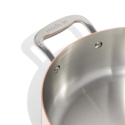 Copper 5.25 Qt. Rondeau with Lid