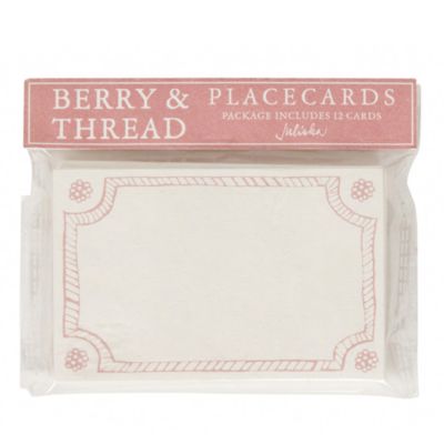 Berry & Thread Place Cards, Set of 12