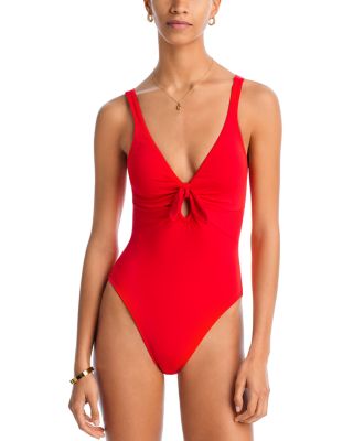 Ava Knotted One Piece Swimsuit - Exclusive