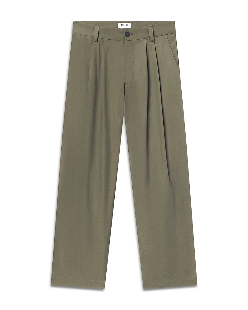 Agolde Slater Relaxed Fit Wide Leg Trousers In Kindling