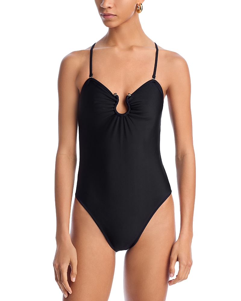 Shop Ramy Brook Ezra One Piece Swimsuit In Black
