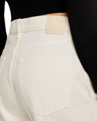 Manon High Rise Jeans in Ecru