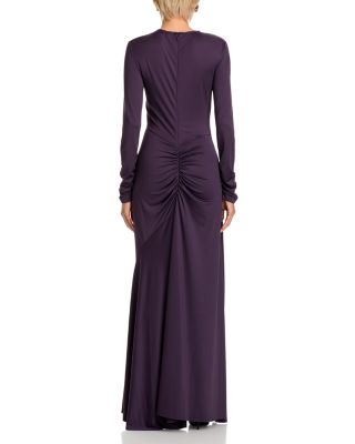 Long Sleeve Jersey Gown