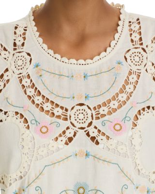 Vesna Embroidered Midi Dress