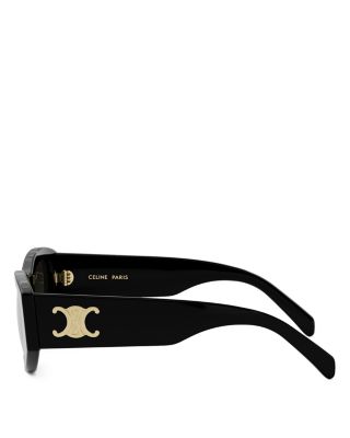 Triomphe Geometric Sunglasses, 55mm