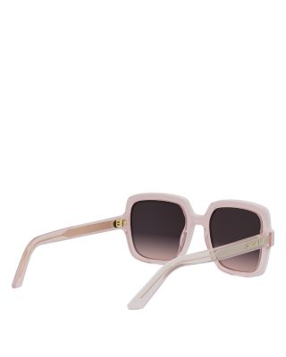 DiorMidnight S4I Square Sunglasses, 54mm