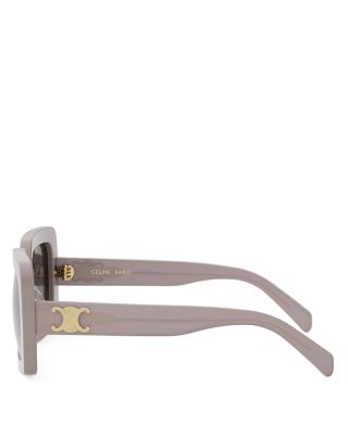 Triomphe Square Sunglasses, 56mm