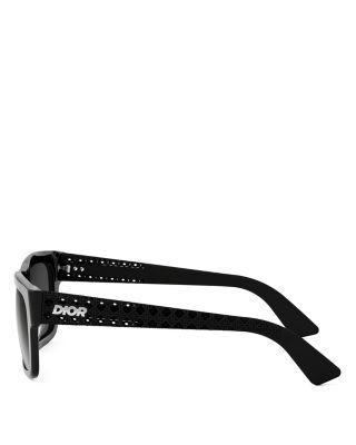 Dior3D S2I Rectangular Sunglasses, 56mm