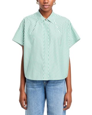Martha Striped Poplin Shirt