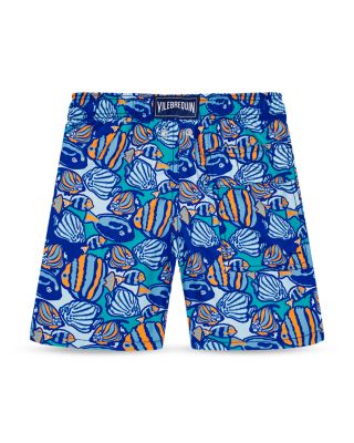Jim Jim Printed 4" Swim Trunks - Little Kid, Big Kid