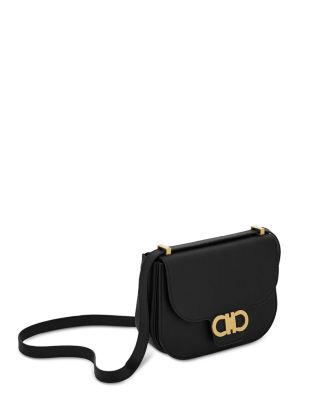 Double Gancini Crossbody Bag