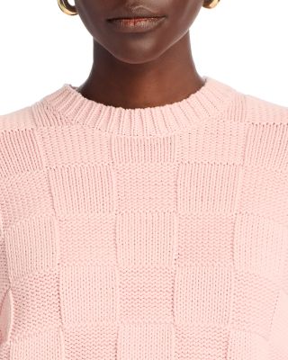 Checkered Texture Sweater