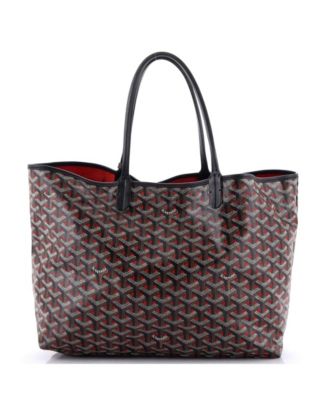 Pre-Owned Goyard Pm Saint Louis Tote Claire Voie Printed Coated Canvas