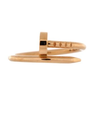 Pre-Owned Cartier Juste un Clou Ring 18K Rose Gold