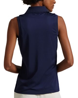 Tailored Fit Sleeveless Polo Shirt