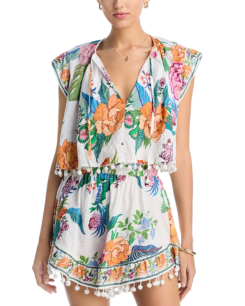 Farm Rio Sweet Bloom Cover-Up Top