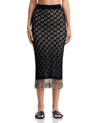 Sally Black Skirt Swim Cover-Up