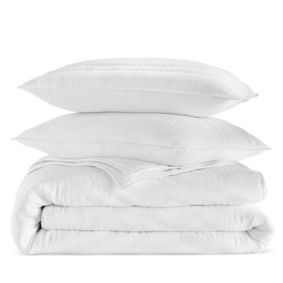 Crinkle Gauze Coverlet Set, Full/Queen