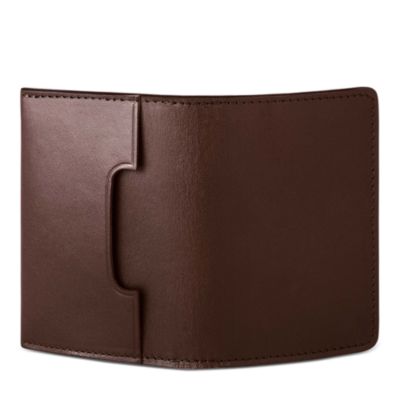 Swanfield Italian Vachetta Leather Bifold Wallet
