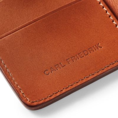 Swanfield Italian Vachetta Leather Bifold Wallet
