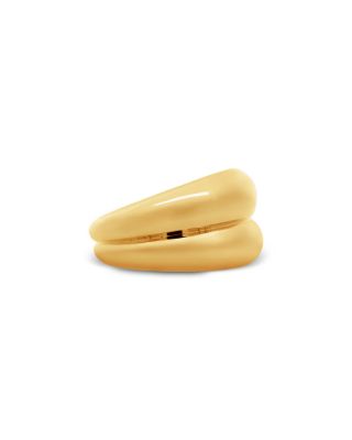 Double Dome Ring in 14K Yellow Gold